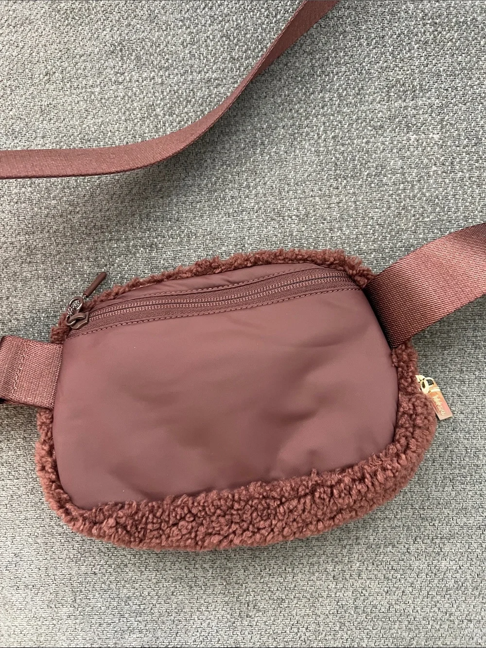 lululemon athletica Brown Sherpa Belt Bag